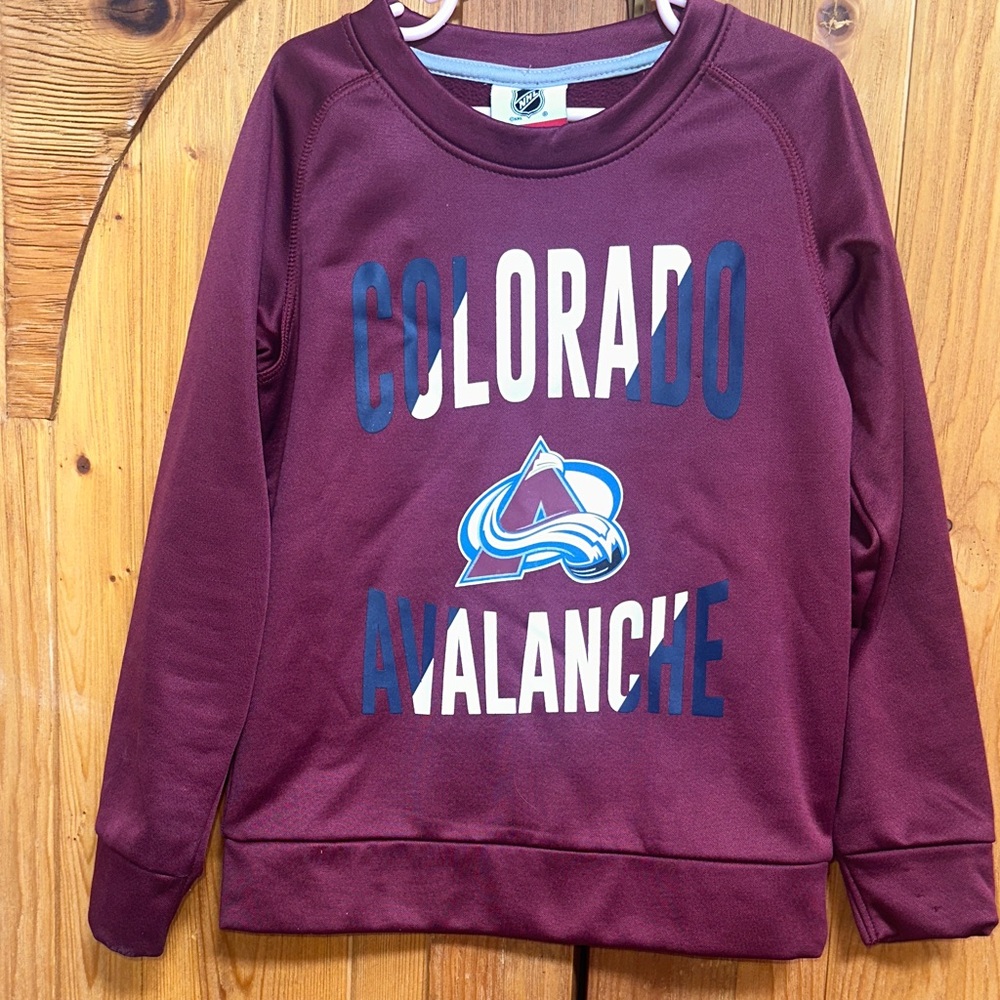 NHL Colorado Avalanche Kids Maroon Sweatshirt